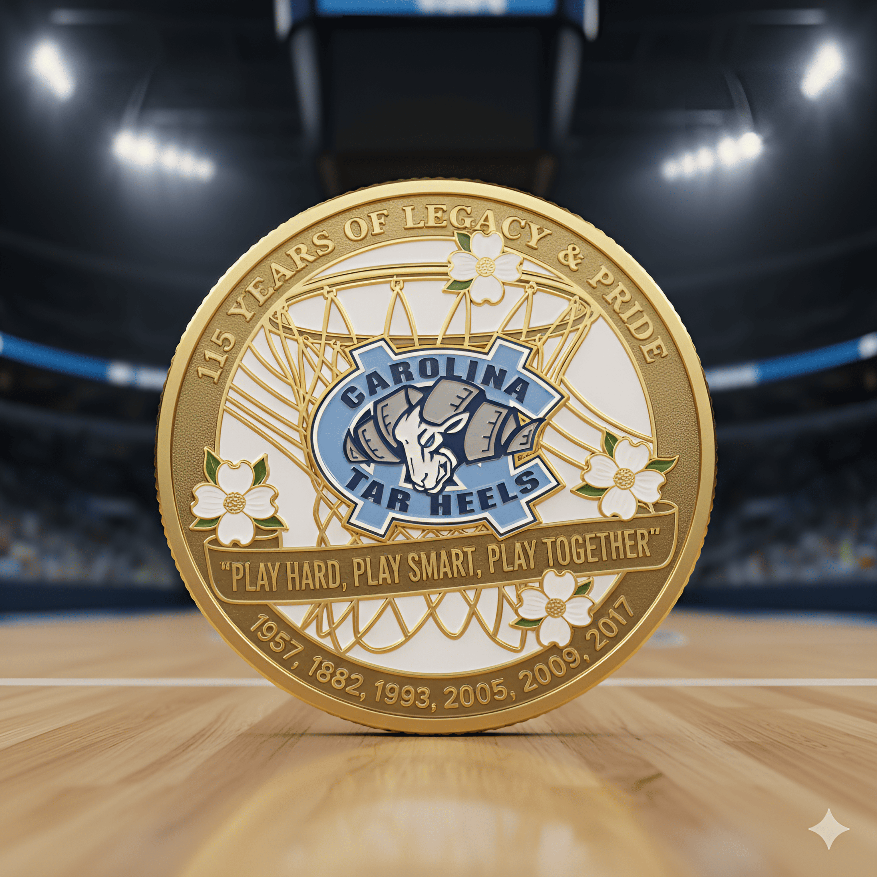🏀UNC-Tar-Heels 115th Anniversary Commemorative Coin