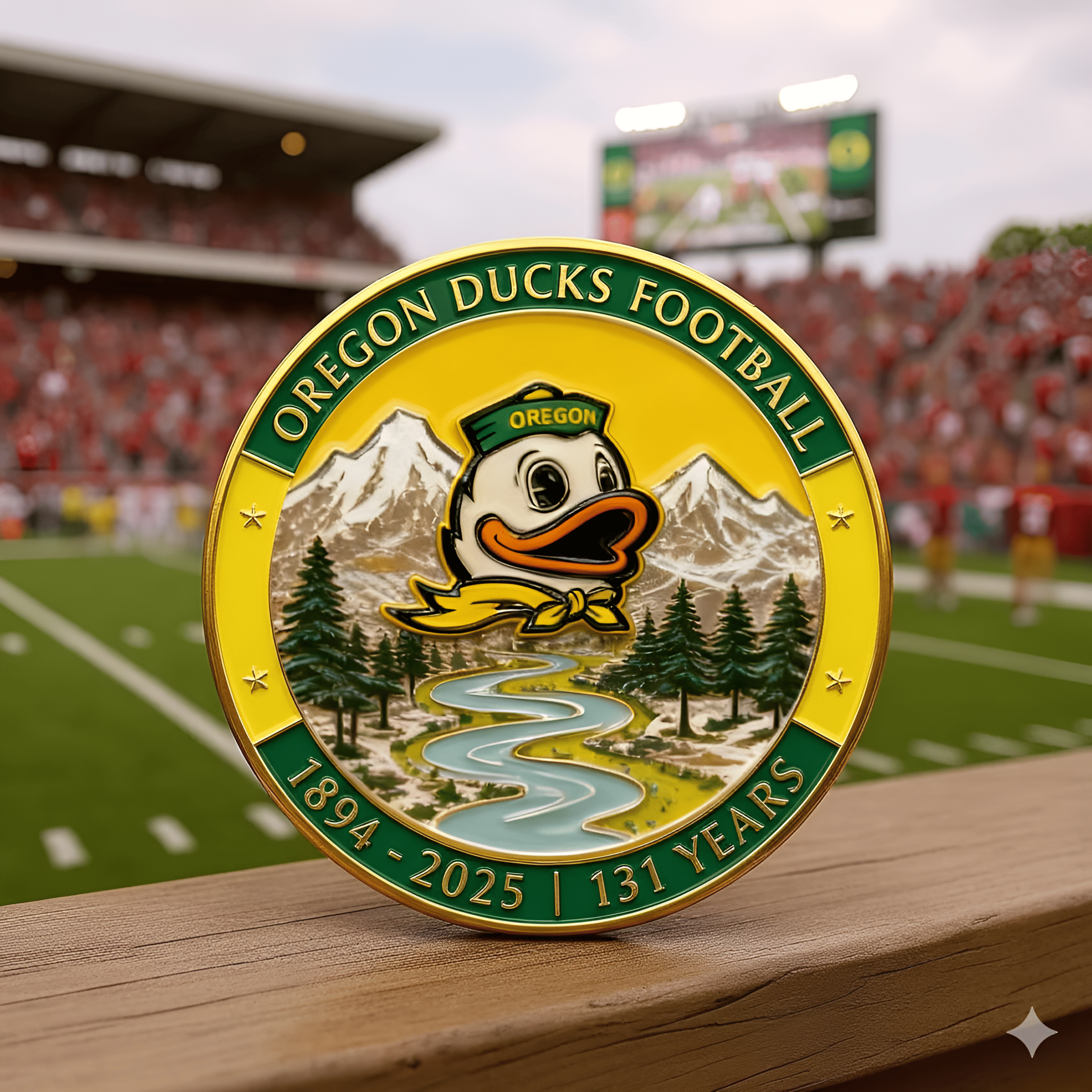 🔥Oregon Ducks Football 131th Anniversary Commemorative Coin🔥