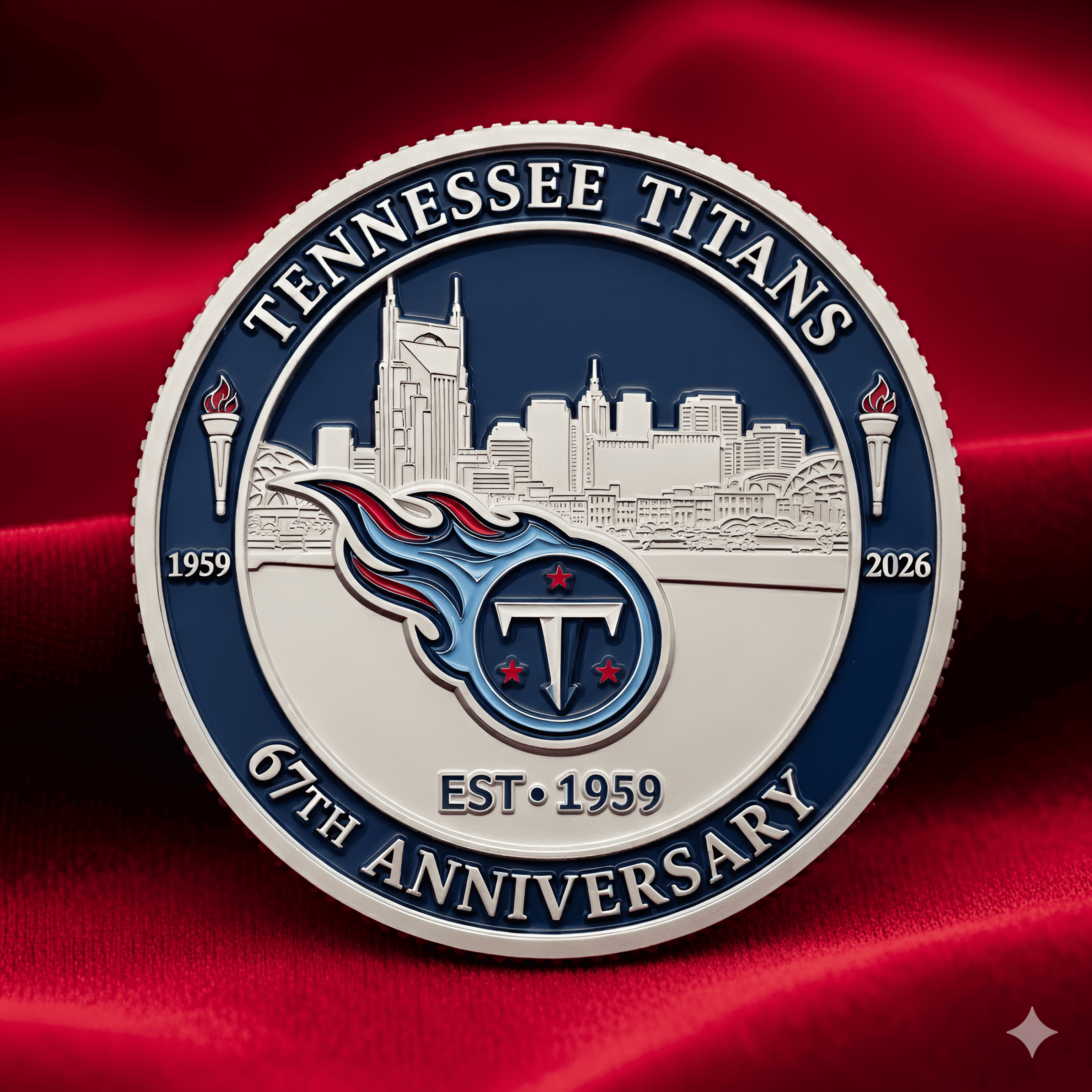 Tennessee Titans 67th Anniversary Commemorative Coin