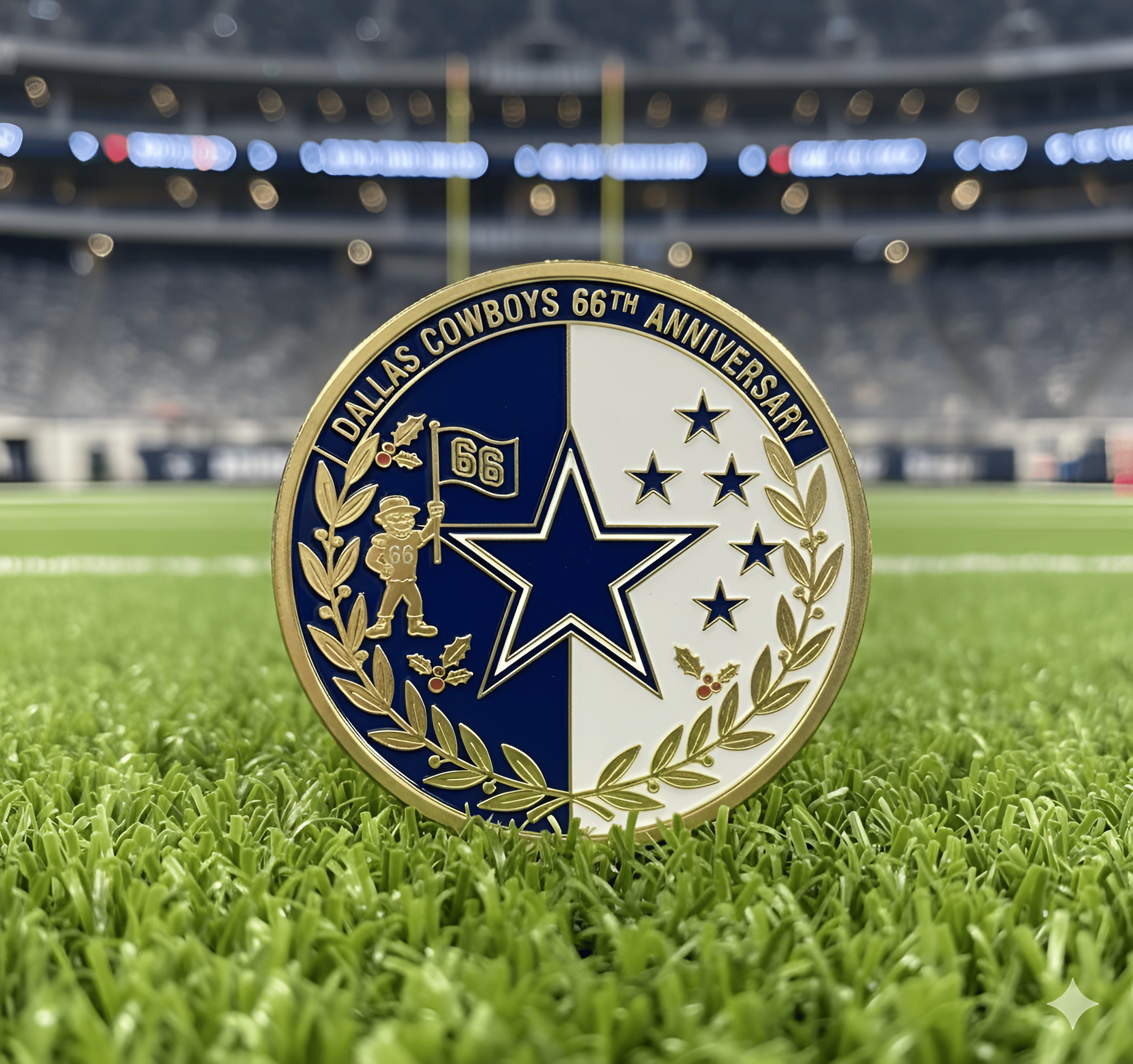Dallas Cowboys 66th Anniversary Commemorative Coin