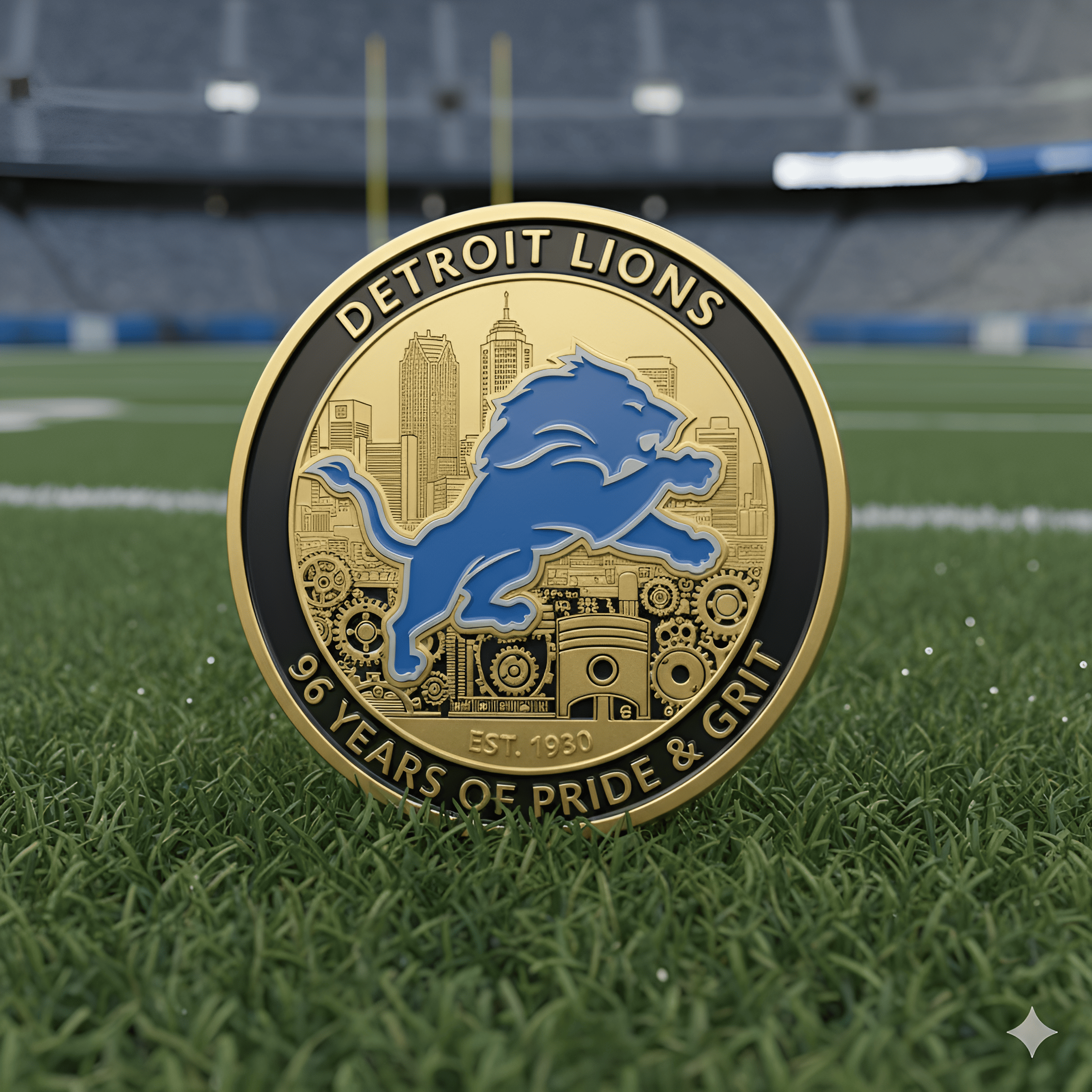 Detroit Lions 96th Anniversary Commemorative Coin