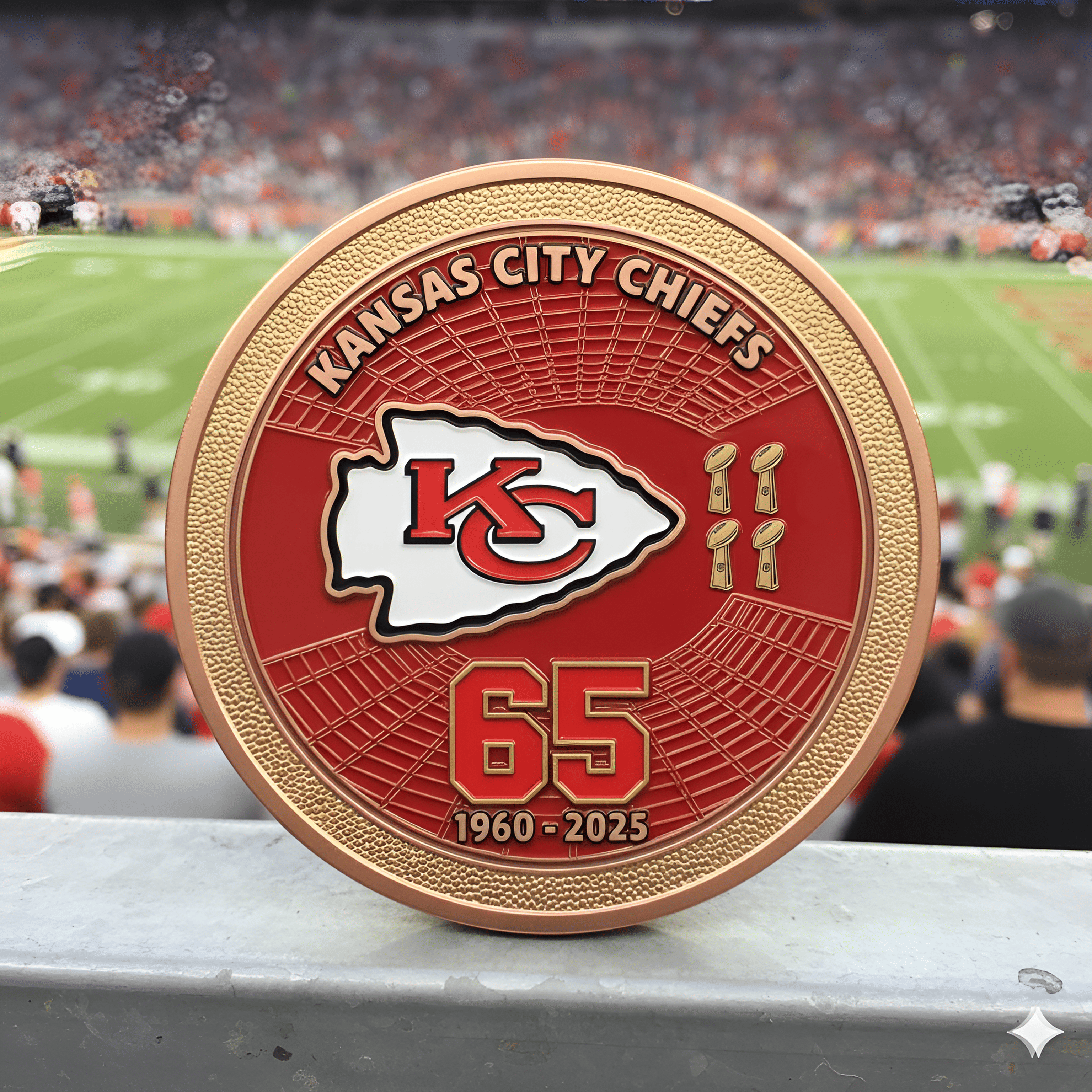 Kansas City Chiefs 65th Anniversary Commemorative Coin
