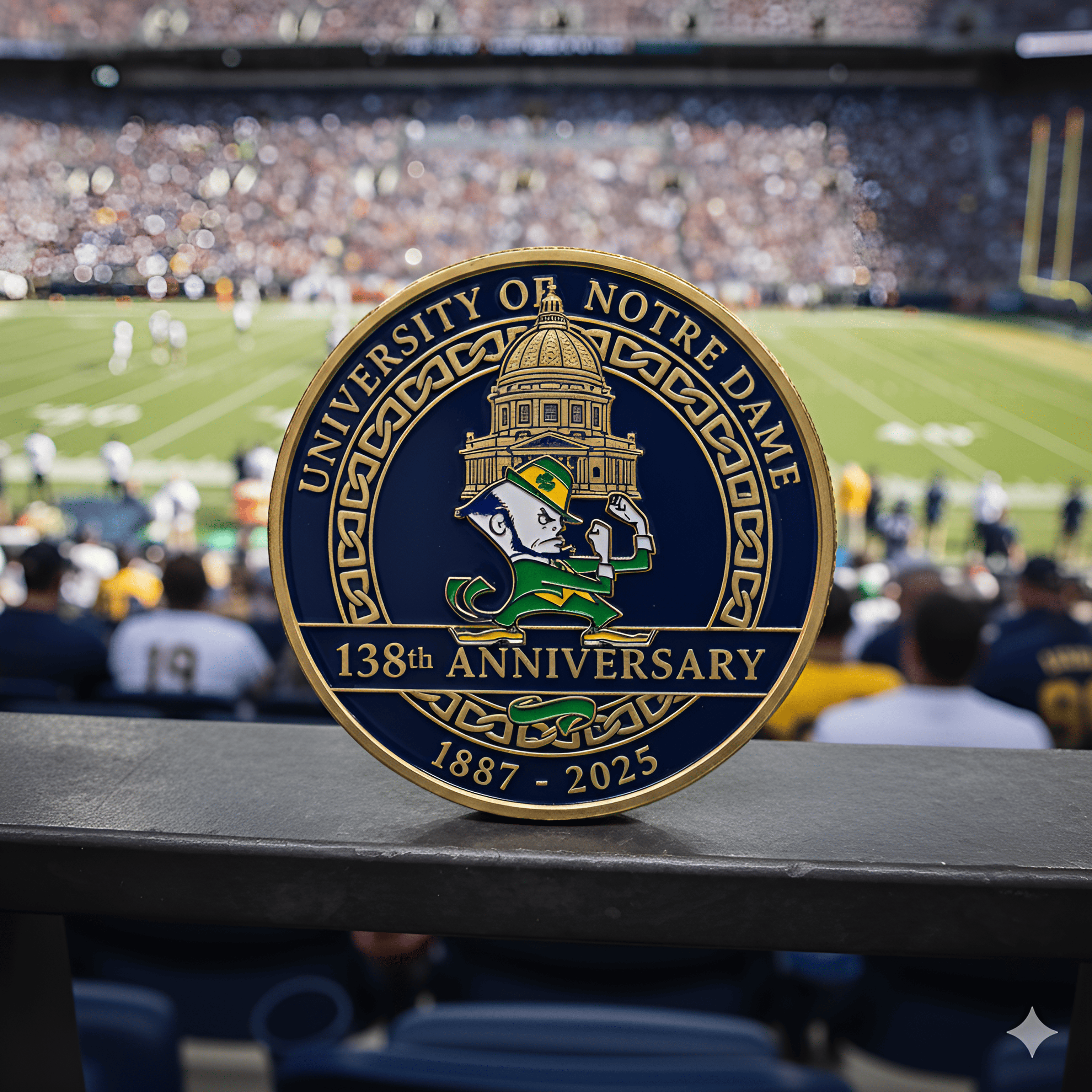 Notre Dame Irish Warriors 138th Anniversary Commemorative Coin