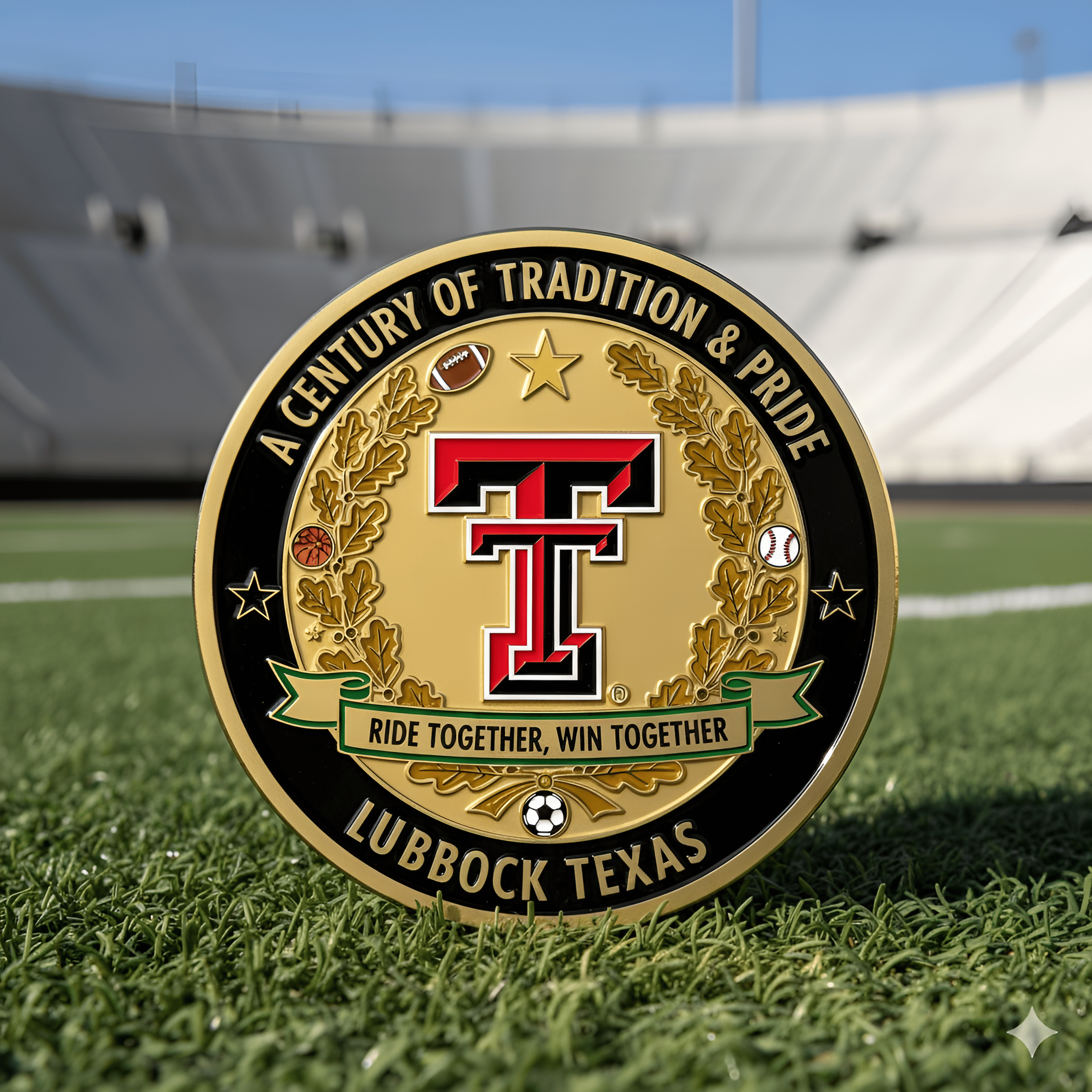  Texas Tech Red Raiders 100th Anniversary Commemorative Coin