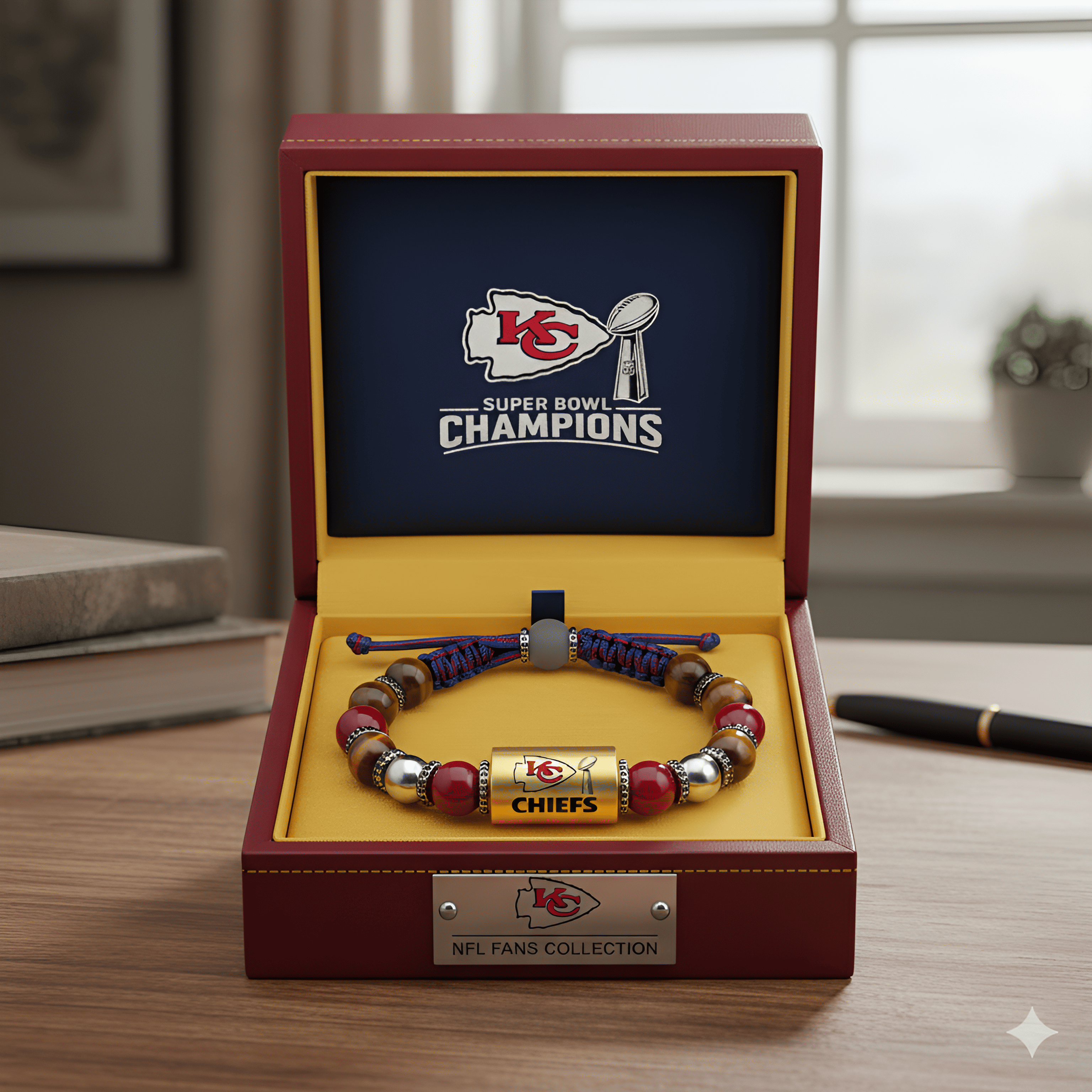  Kansas City Chiefs Lucky Bracelet