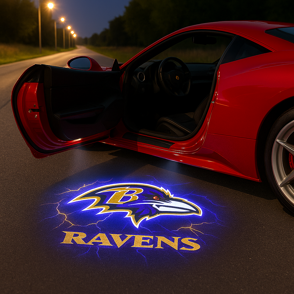 Football Team Car Welcome Lights