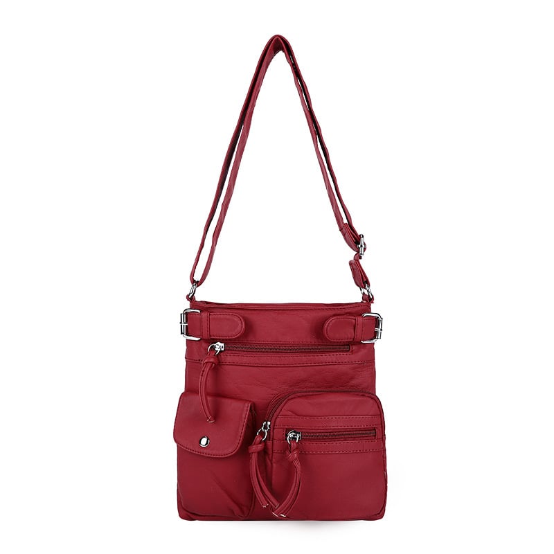 ⏰Promotion 49% OFF💥Multi-Pocket Crossbody Bag Soft Shoulder Purse Bag