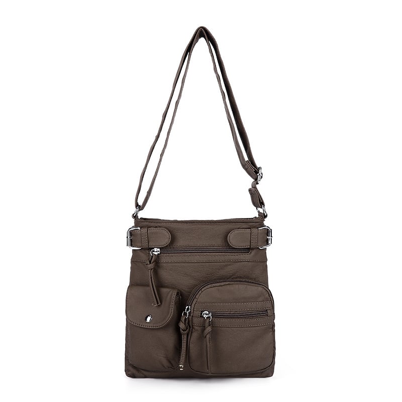 ⏰Promotion 49% OFF💥Multi-Pocket Crossbody Bag Soft Shoulder Purse Bag