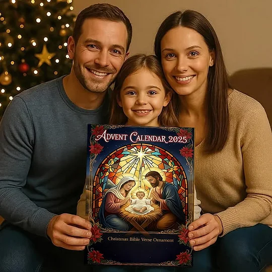 Bible Verse Advent Calendar 2025 – A Journey of Faith, Hope & Joy