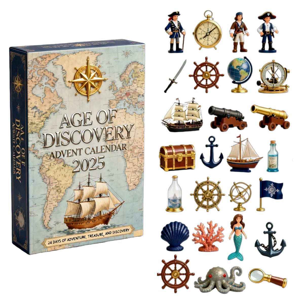 🌍⚓2025 AGE OF DISCOVERY Collector’s Countdown Edition