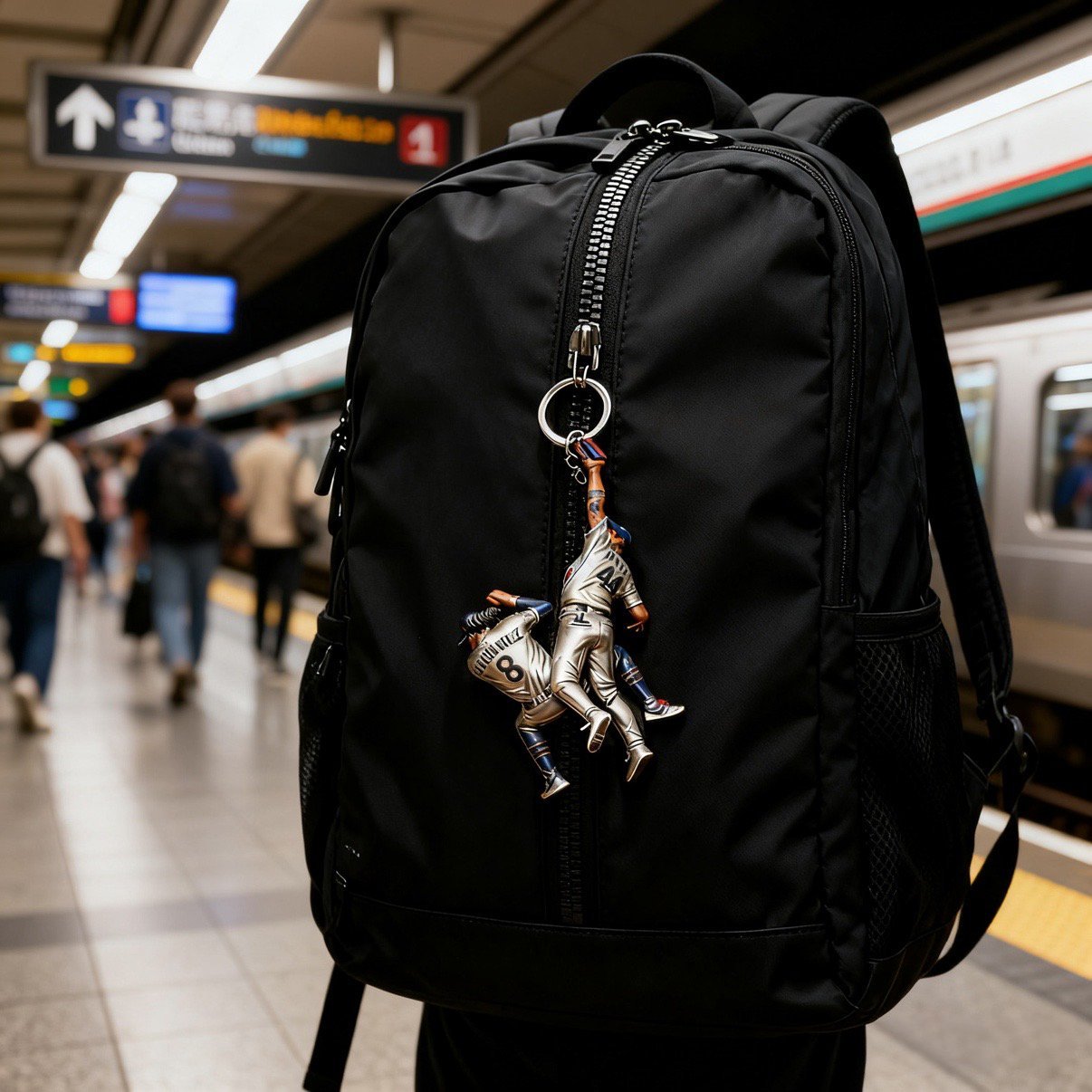 🎄World Series Game 7 Andy Pages Catch Keychain