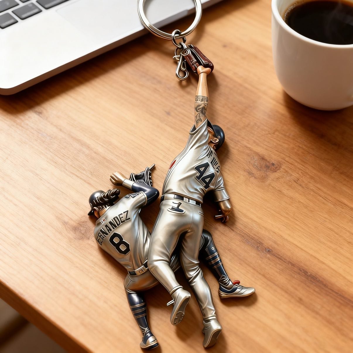 🎄World Series Game 7 Andy Pages Catch Keychain