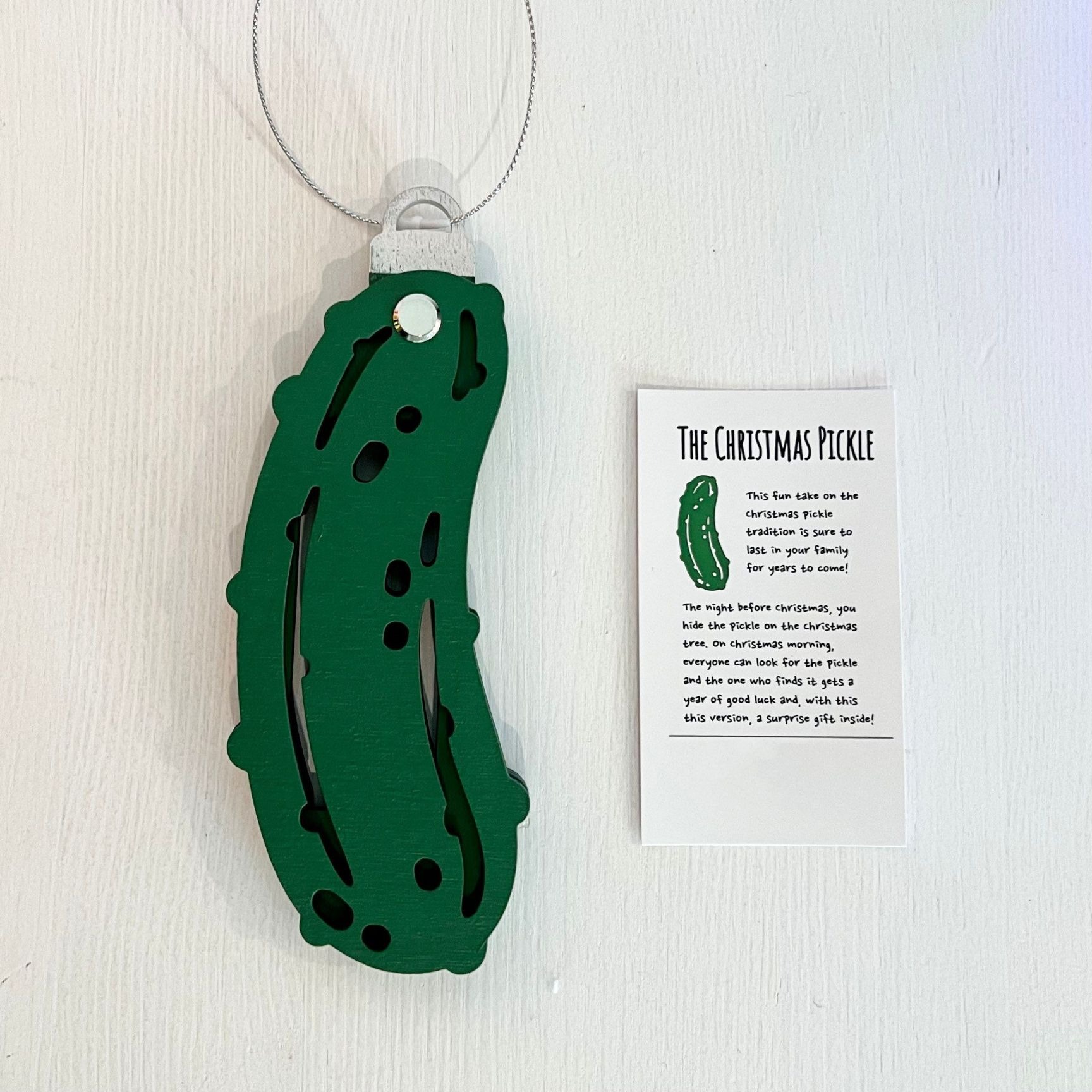 🎅💝2023 CHRISTMAS GIFT--Traditional Christmas Pickle Ornament