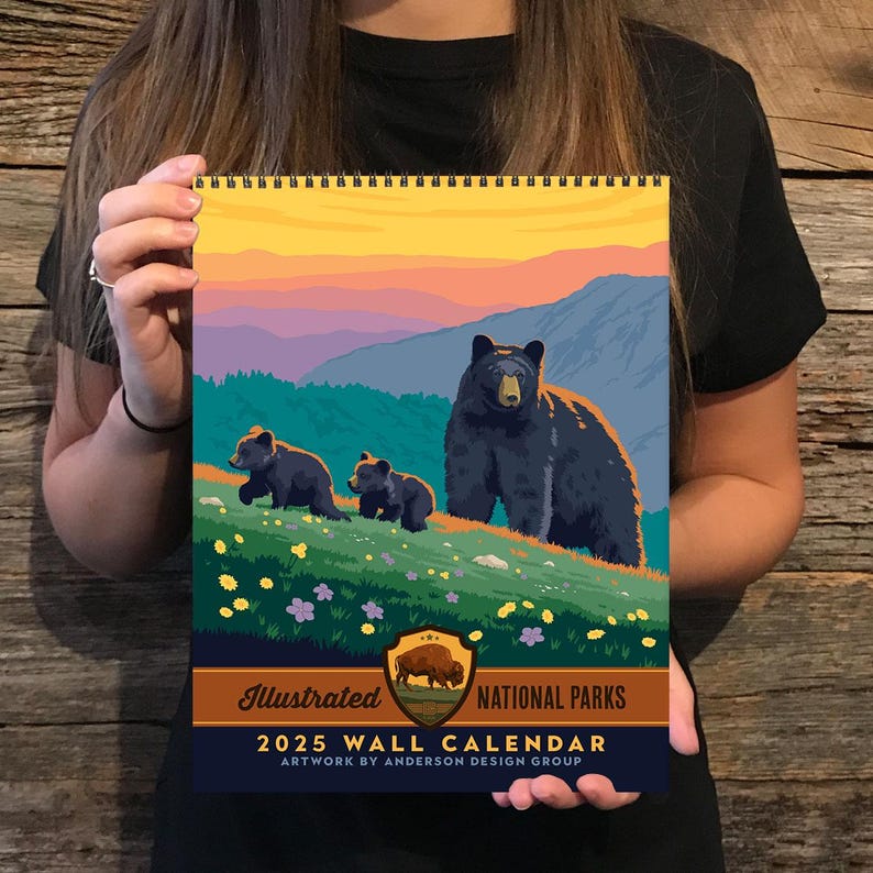 📅2025 Wall Calendar: Legends of the National Parks (Best Seller)