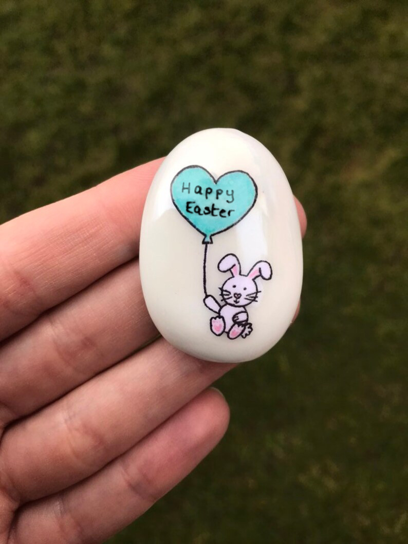 🐰Easter Bunny Pocket Stone Gift✨