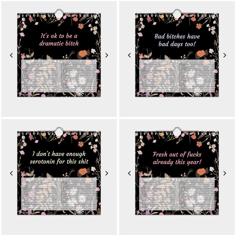 🔥Funny ‘Fuck It 2025’ Calendar