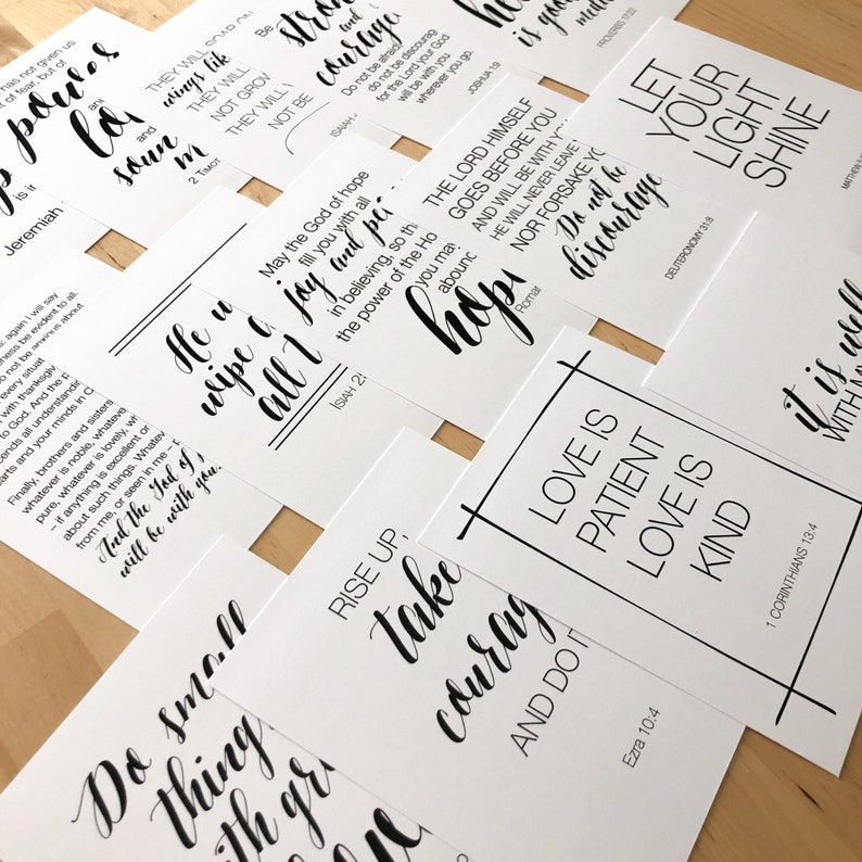 Set of 52 Scripture Cards