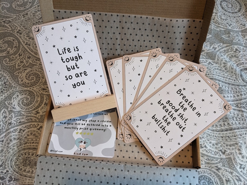 Funny Sweary Affirmation Cards