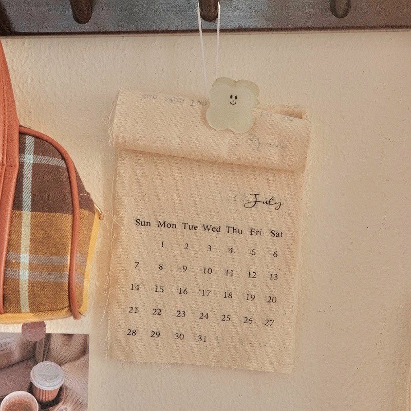 🌎🤩Environmental Friendly!Cotton And Linen Calendar📅