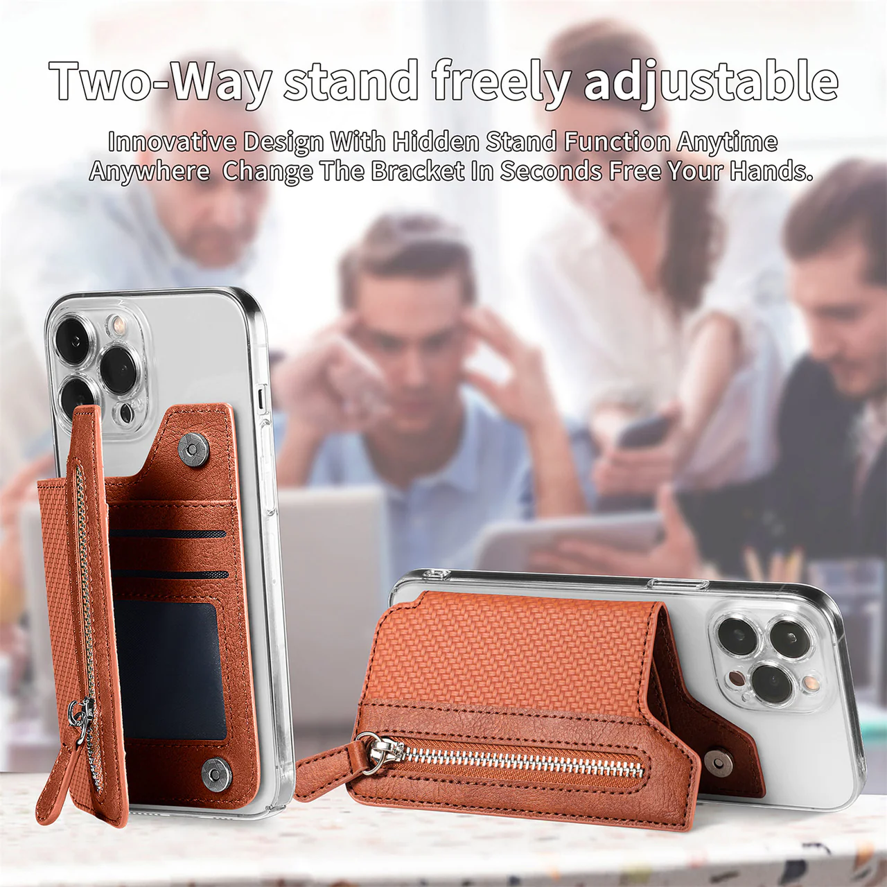 Multifunctional adhesive Phone Wallet Card Holder