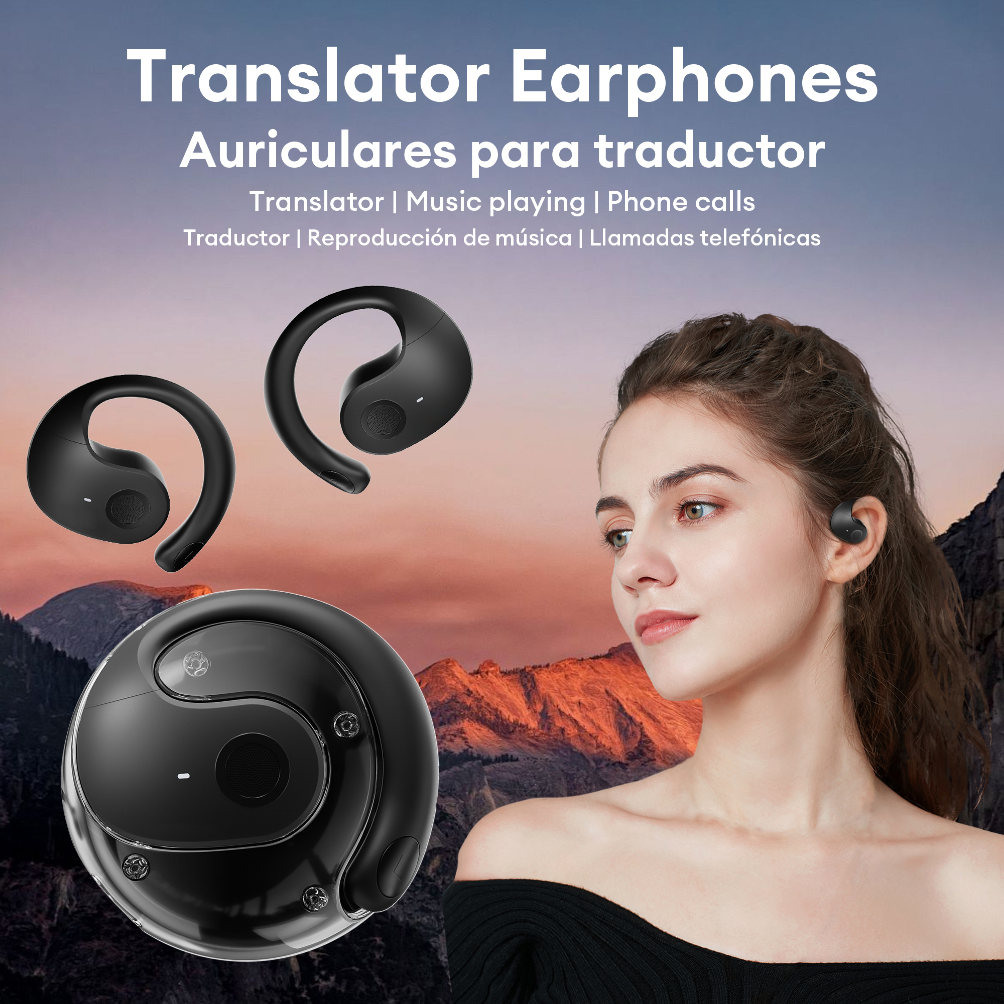 ⏰Hot sale🔥HY-T26 Pro Wireless Bluetooth Translation Earbuds