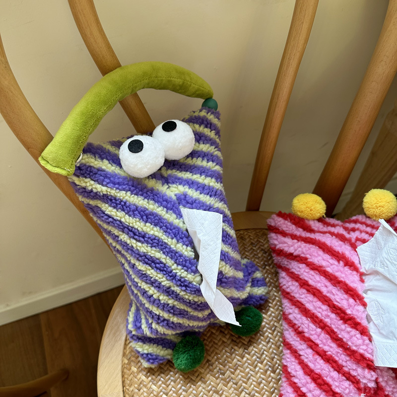 🎀Creative Gift🎁 - 💜Cute Paper Drawout Box Hanging Bag🎗