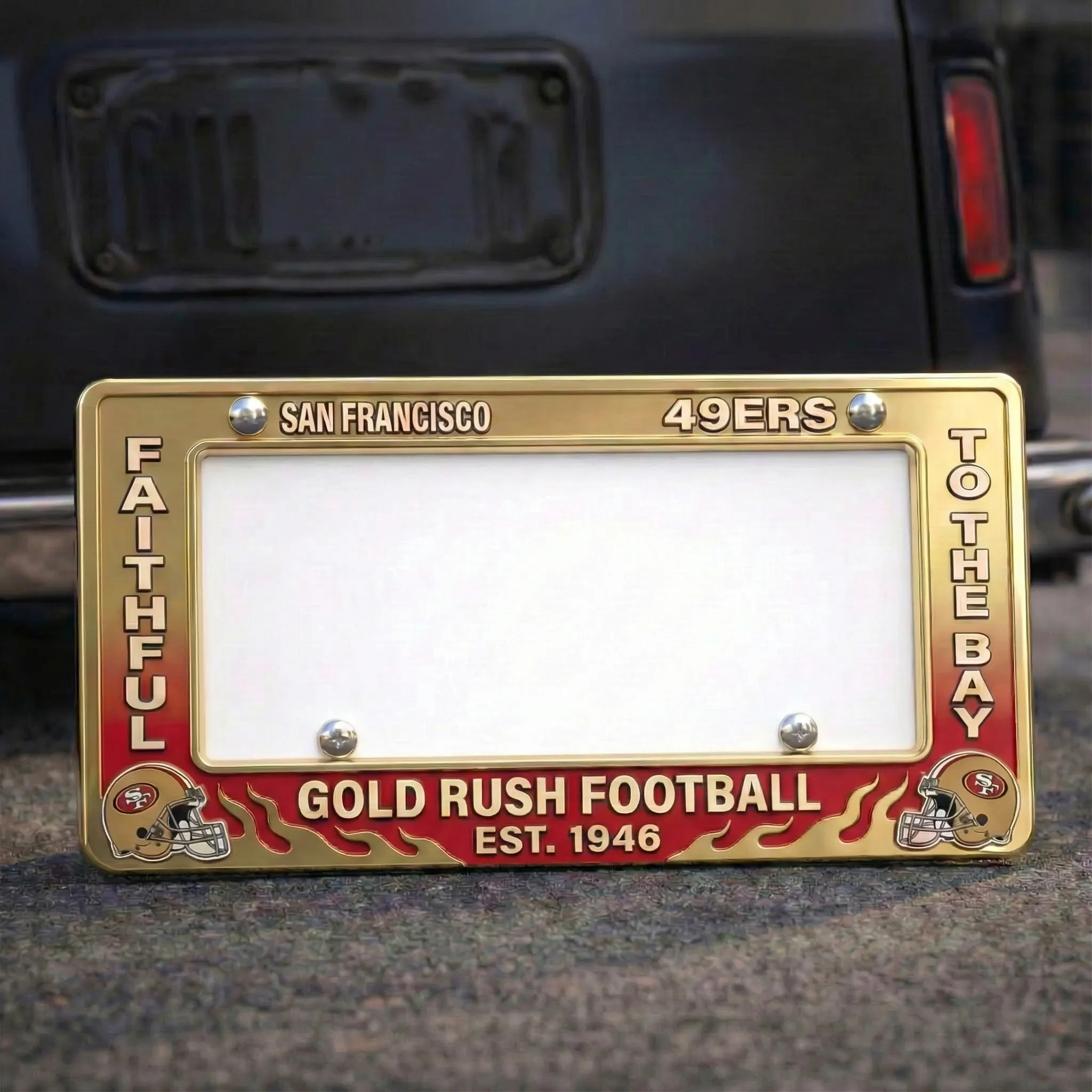 San Francisco 49ers License Plate Frame