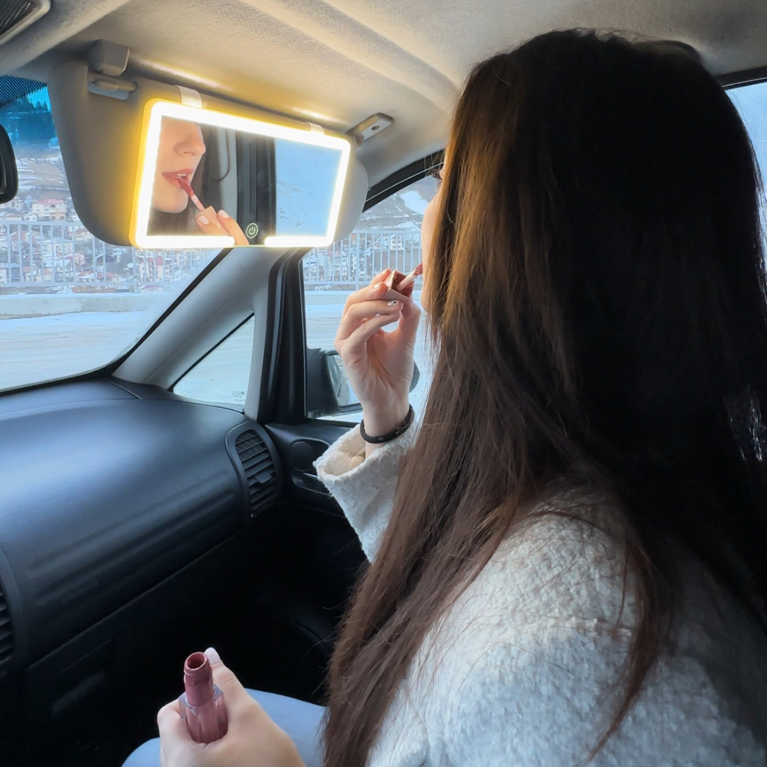 🎁2024 New Car Sun Visor LED Cosmetic Mirror