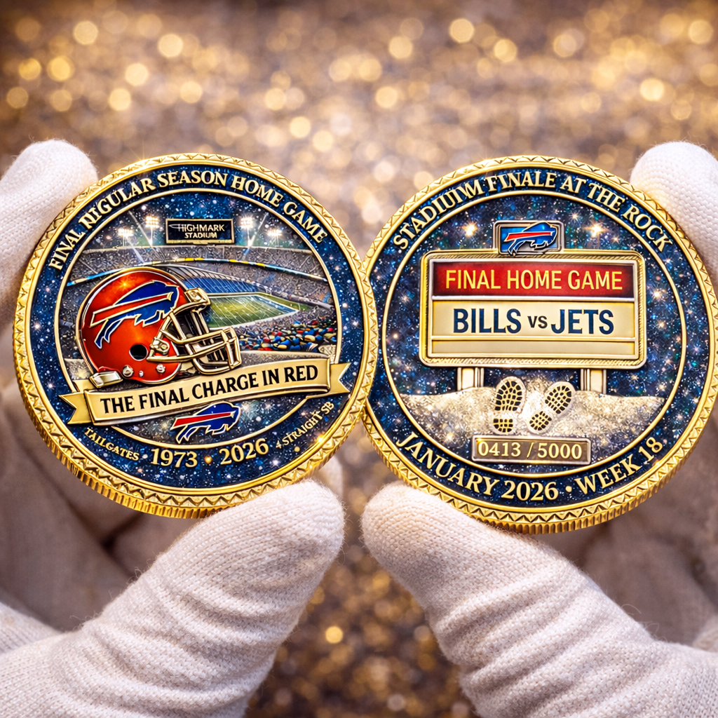 Buffalo Bills Final Home Game at Highmark Stadium Limited Collector Coin