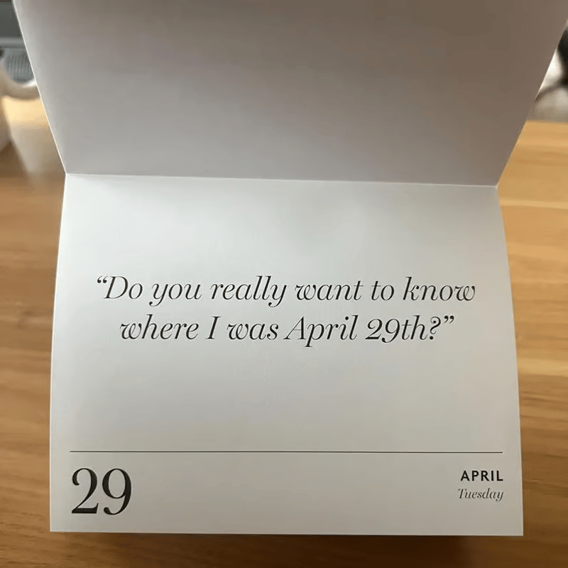 📅2025 Mini Daily Swiftie Desktop Calendar