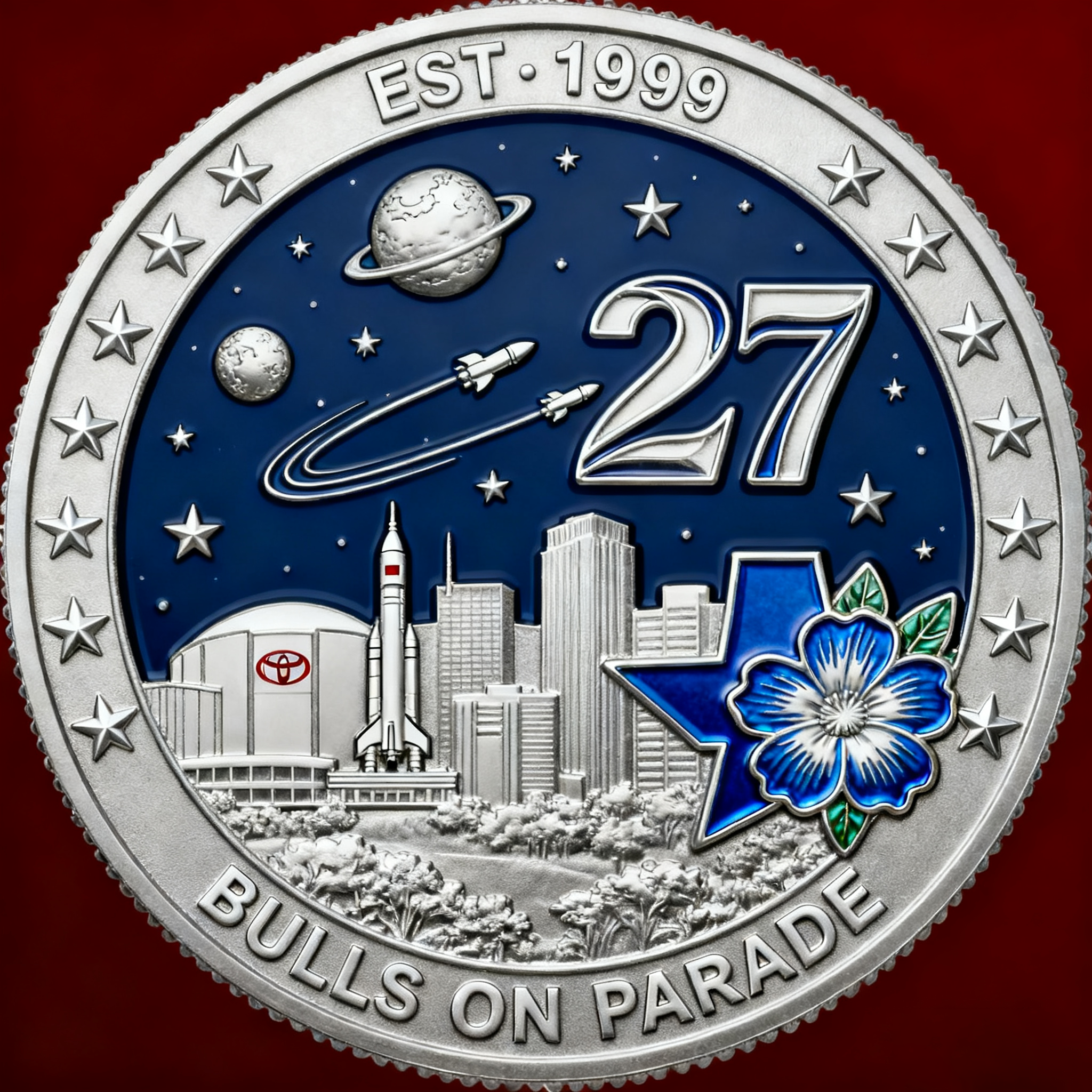 Houston Texans 27th Anniversary Commemorative Coin