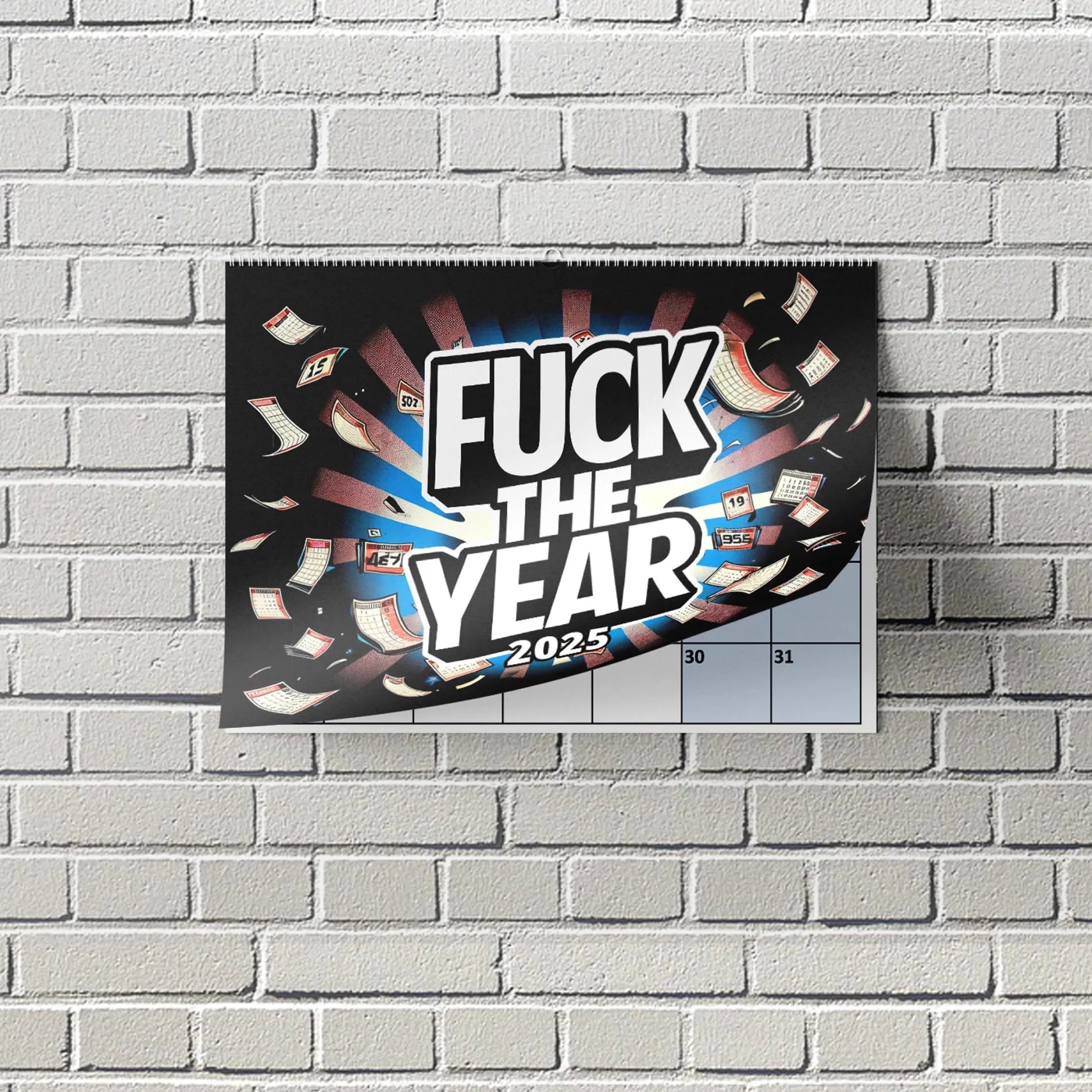 🔥LAST DAY 50% OFF📅2025 Fuck The Year Adult Calendar