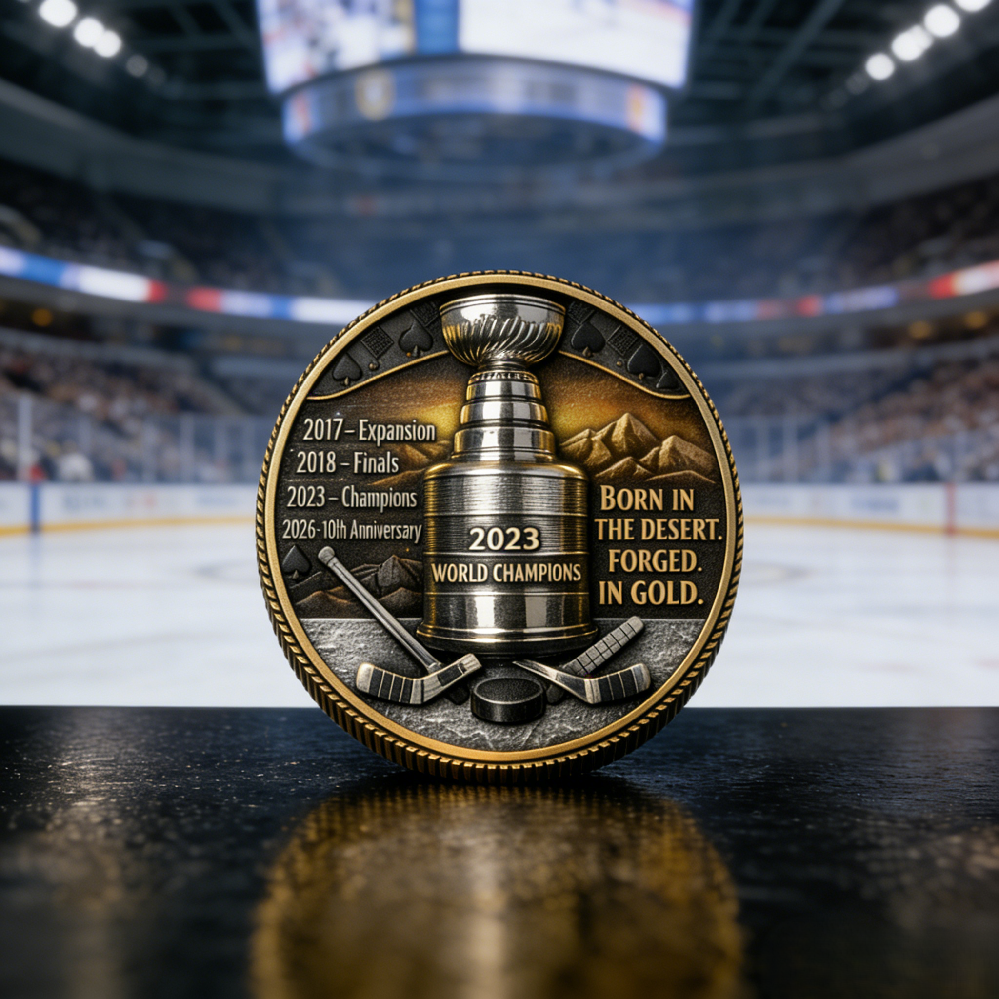 🛡️ Vegas Golden Knights Commemorative Coin