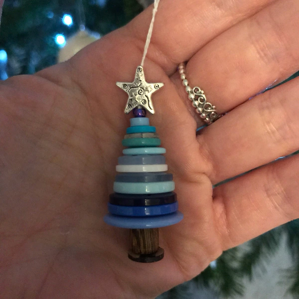 Button Christmas Tree Decoration