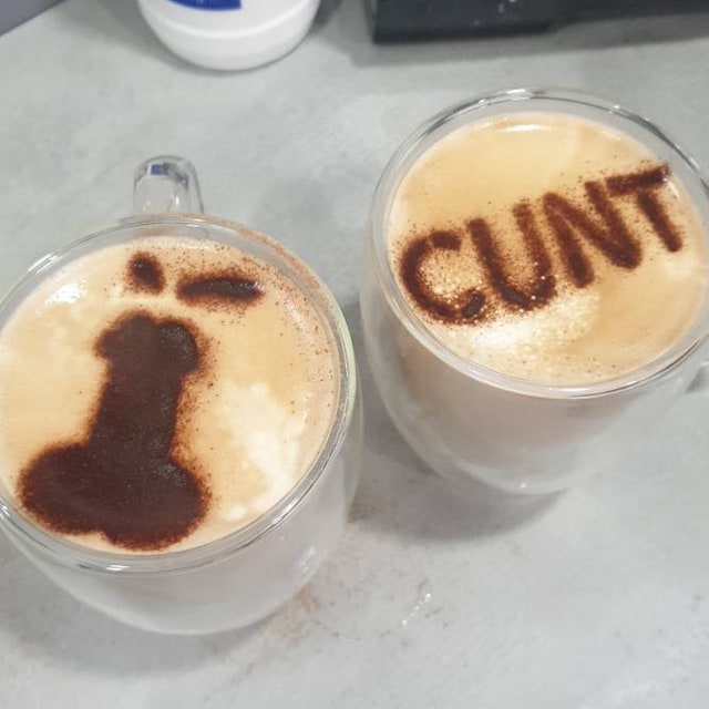 Rude Stencils for Drinks and Desserts