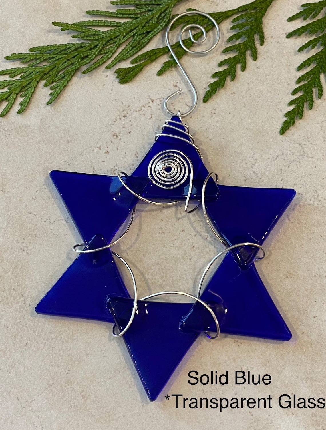 Glass Star of David