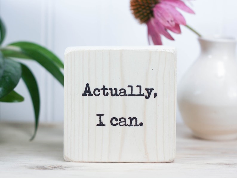 ✨Small desk sign with funny saying