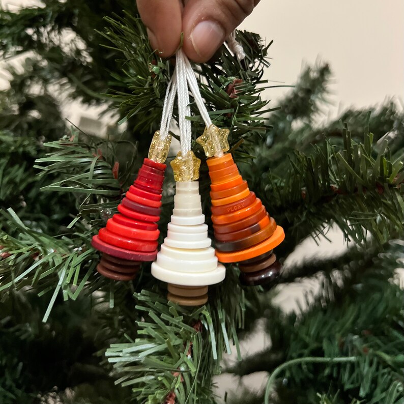 Button Christmas Tree Decoration