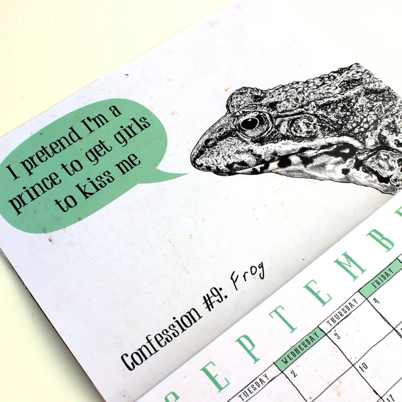 2024 Creature Confessions Calendar