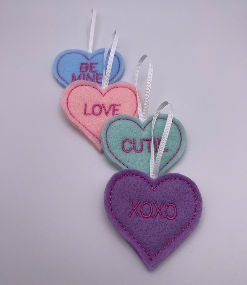 💖💖Handmade Heart ornaments