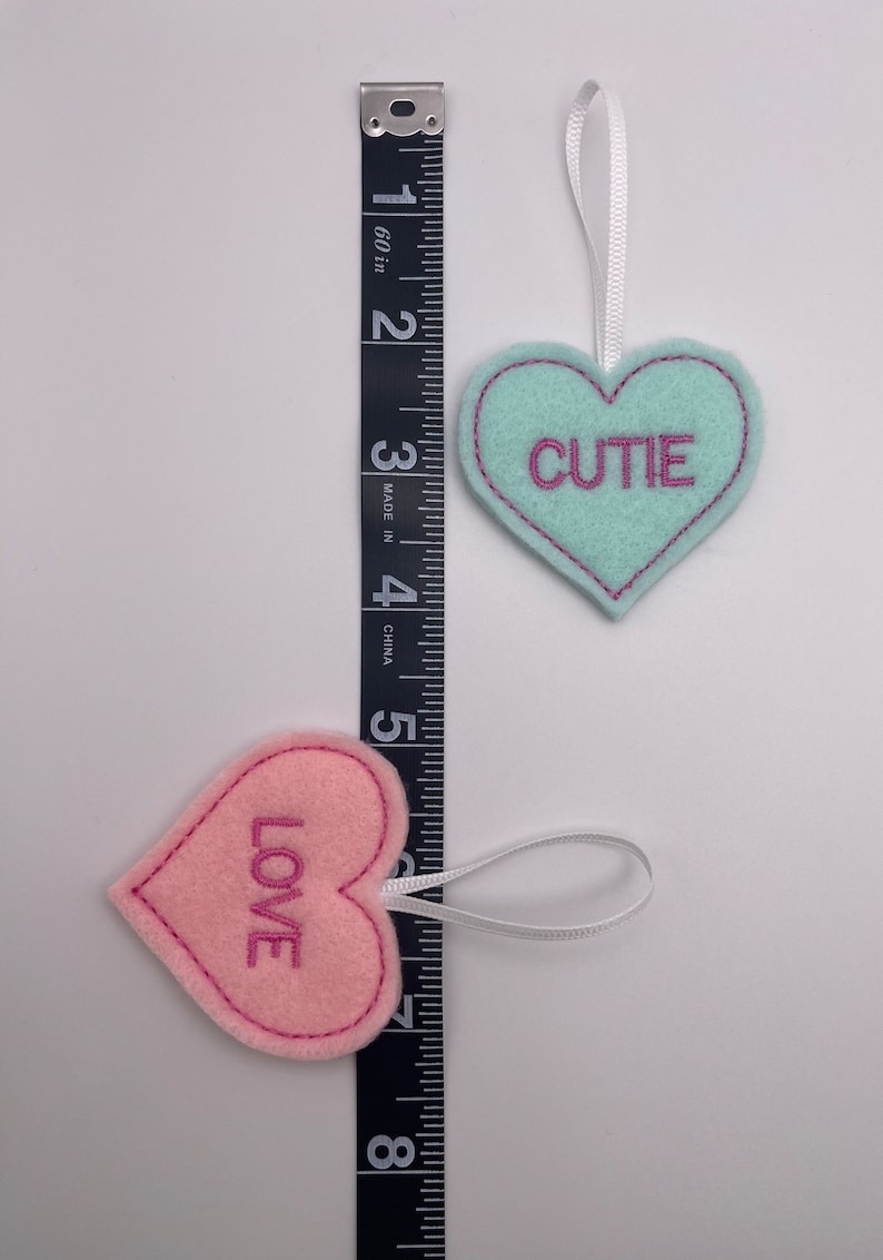 💖💖Handmade Heart ornaments