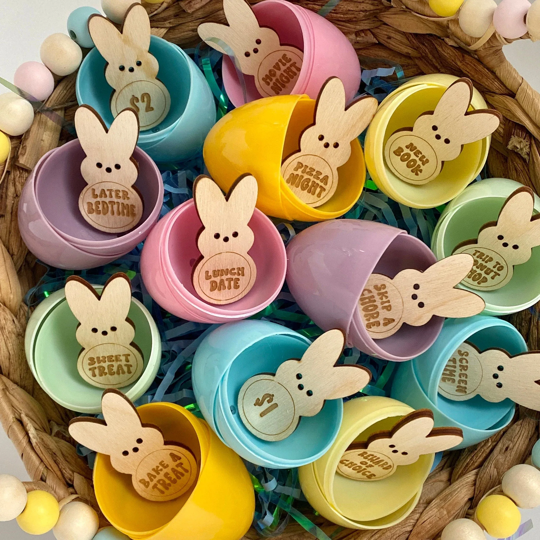 Easter Kids Reward Bunny Tokens