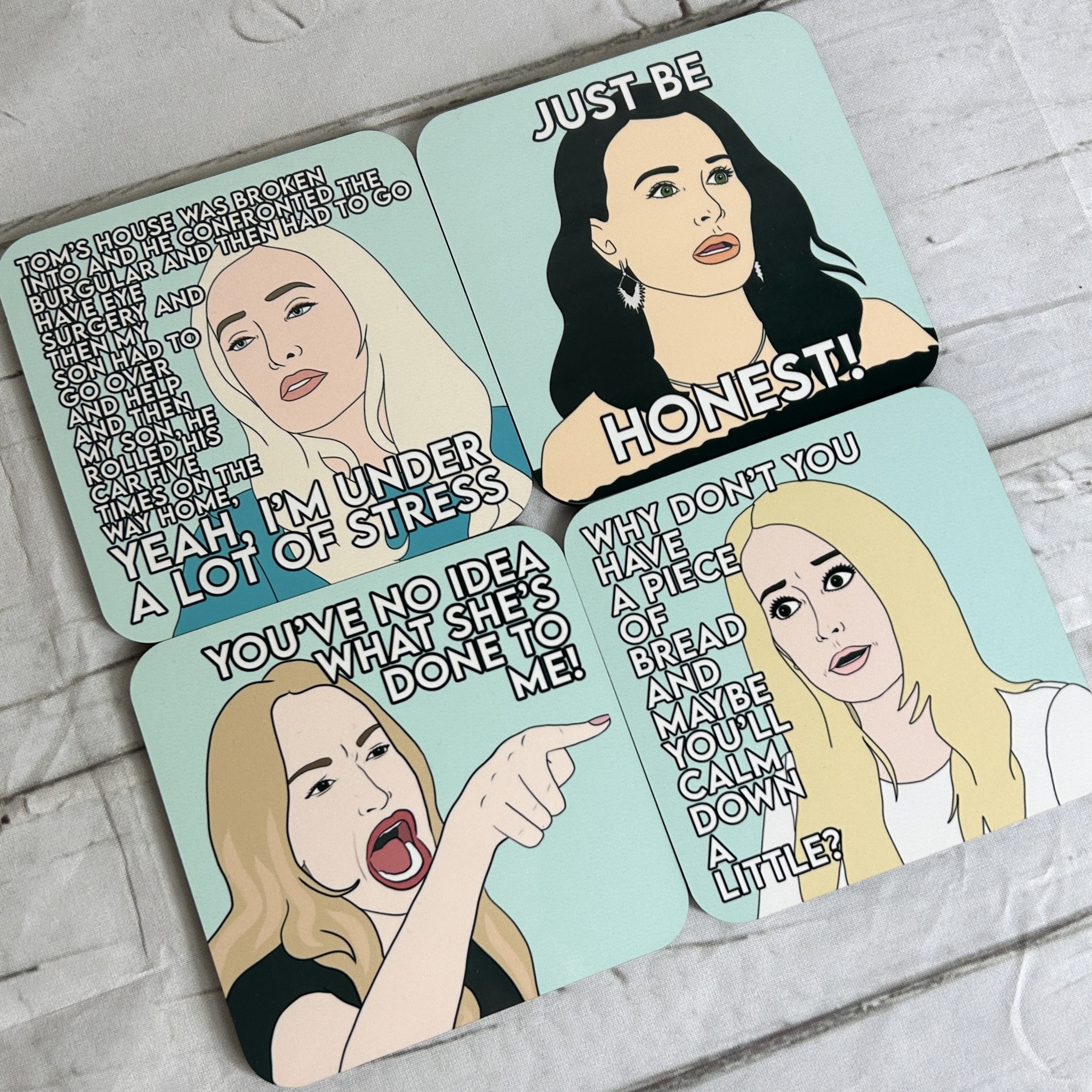😎Real Housewives of Beverly Hills Coasters💦