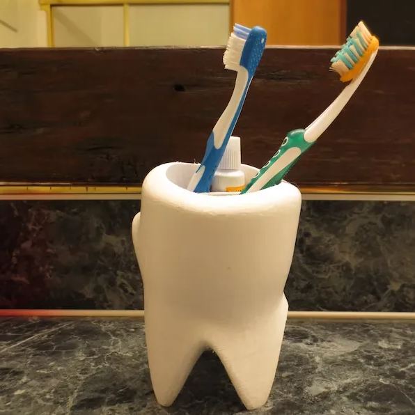 Funny Toothbrush or Pencil Holder Cup
