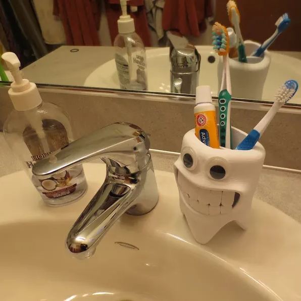 Funny Toothbrush or Pencil Holder Cup