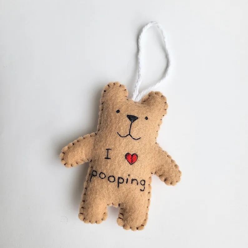 🔥Black Friday Sale 80% OFF!!  Funny bear Christmas ornaments  ฅʕ•̫͡•ʔฅ