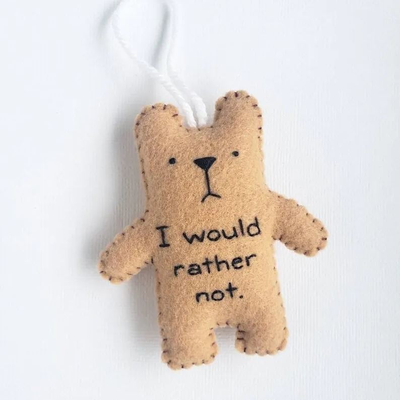 🔥Black Friday Sale 80% OFF!!  Funny bear Christmas ornaments  ฅʕ•̫͡•ʔฅ