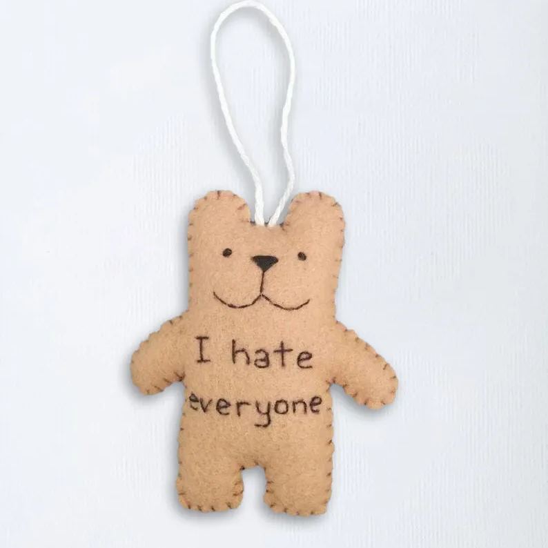 🔥Black Friday Sale 80% OFF!!  Funny bear Christmas ornaments  ฅʕ•̫͡•ʔฅ