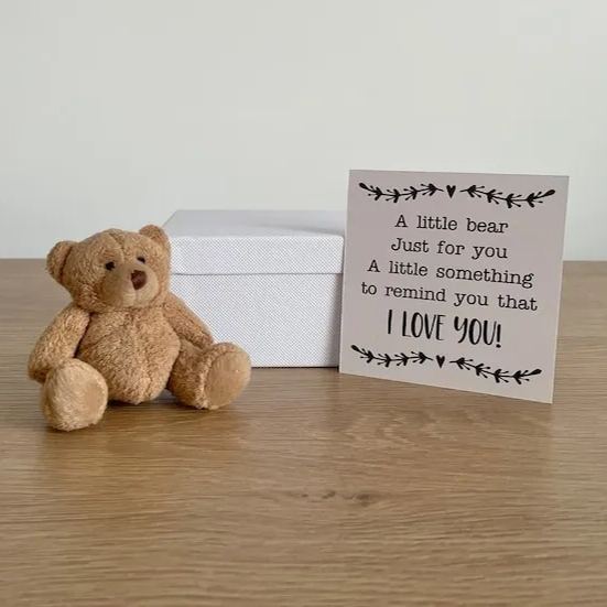 🎁✨ Bear Expression Card Friendship Cift