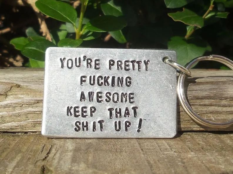💖Funny Keychain Gifts for Him&Her
